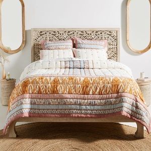 Anthropologie Quilt and Sham Set